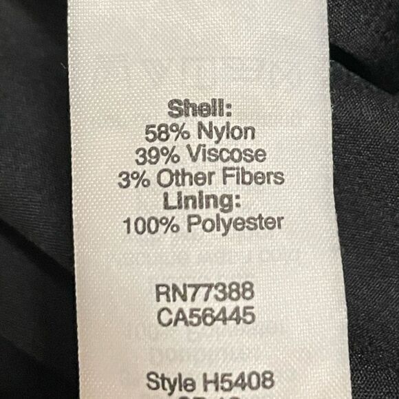 J. Crew Black Cocktail Dress w/Eyelet Designs Sheer Short Sleeves (Size; 00) - Picture 9 of 12